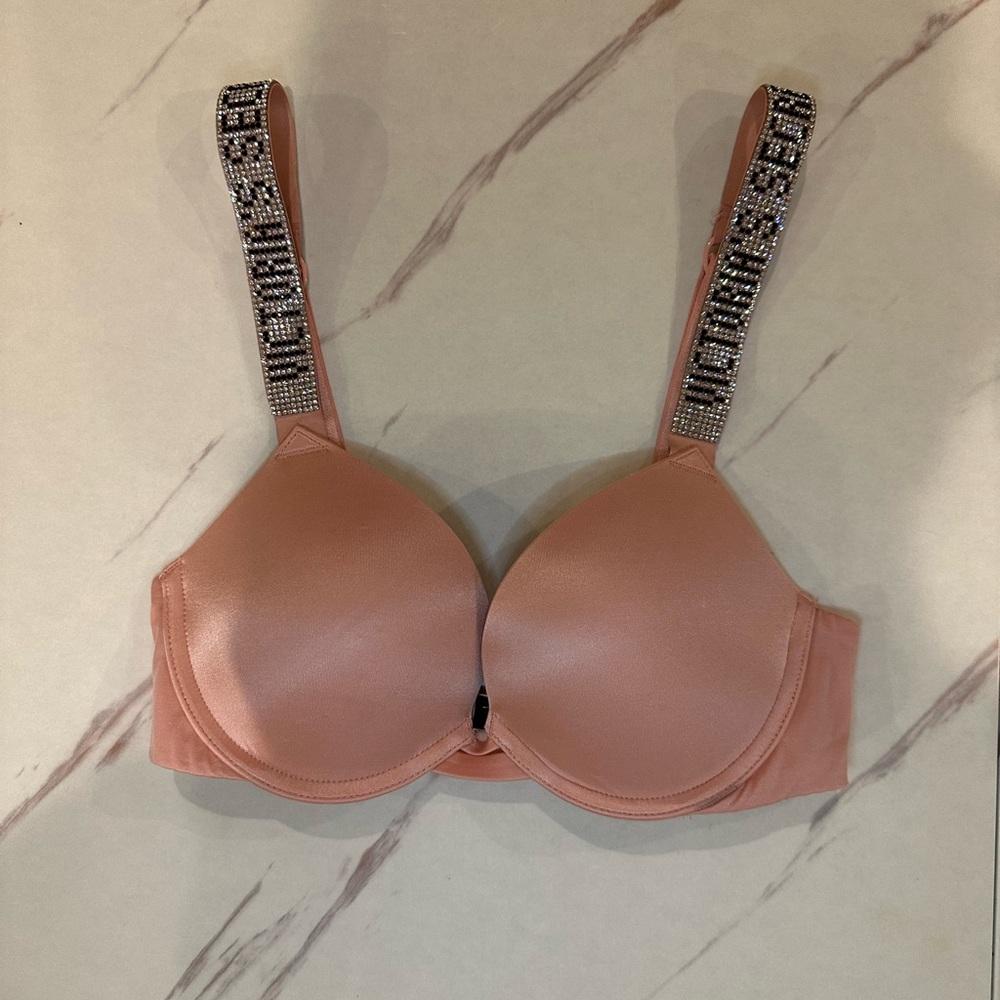 brand new rhinestone victoria secret bra 30B